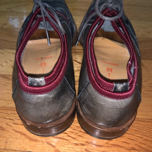 Miu Miu by Prada Oxford Dress Shoes Size 6 Grey Mesh - Picture 2 of 6